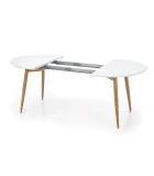 FOLDING TABLE EDWARD, TOP - HONEY OAK / WHITE; LEGS: HONEY OAK order